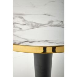 Стол Halmar Morata (White Marble/Black/Gold) Thumb