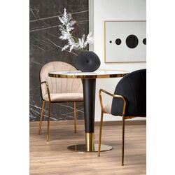 Стол Halmar Morata (White Marble/Black/Gold) Thumb