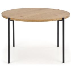 Masa Halmar Morgan (Gold Oak/Black) Thumb