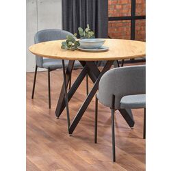 Masa Halmar Mozambik (Gold Oak/Black) Thumb