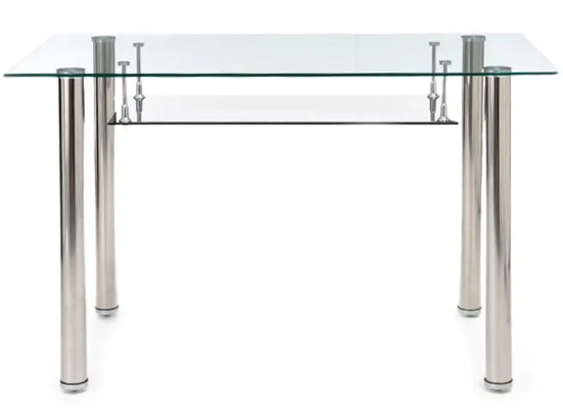 Стол Halmar Olivier (Chrome/Transparent)