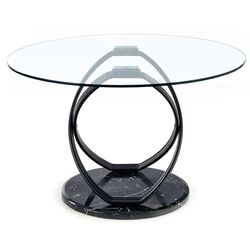 Стол Halmar Optico (Black/Transparent) Thumb