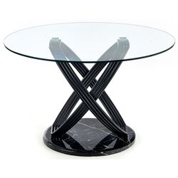 Стол Halmar Optico (Black/Transparent) Thumb