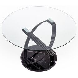 Стол Halmar Optico (Black/Transparent) Thumb