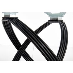 Стол Halmar Optico (Black/Transparent) Thumb