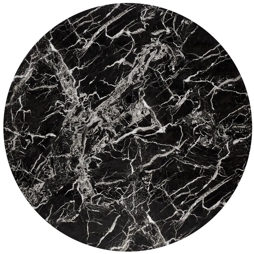 Masa Halmar Raymond 2 (Black Marble/Gold)