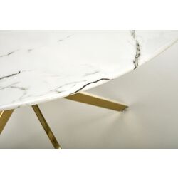Masa Halmar Raymond 2 (White Marble/Gold) Thumb