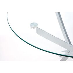 Masa Halmar Raymond (Chrome/Transparent) Thumb