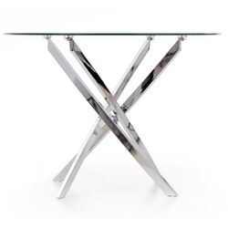 Masa Halmar Raymond (Chrome/Transparent) Thumb