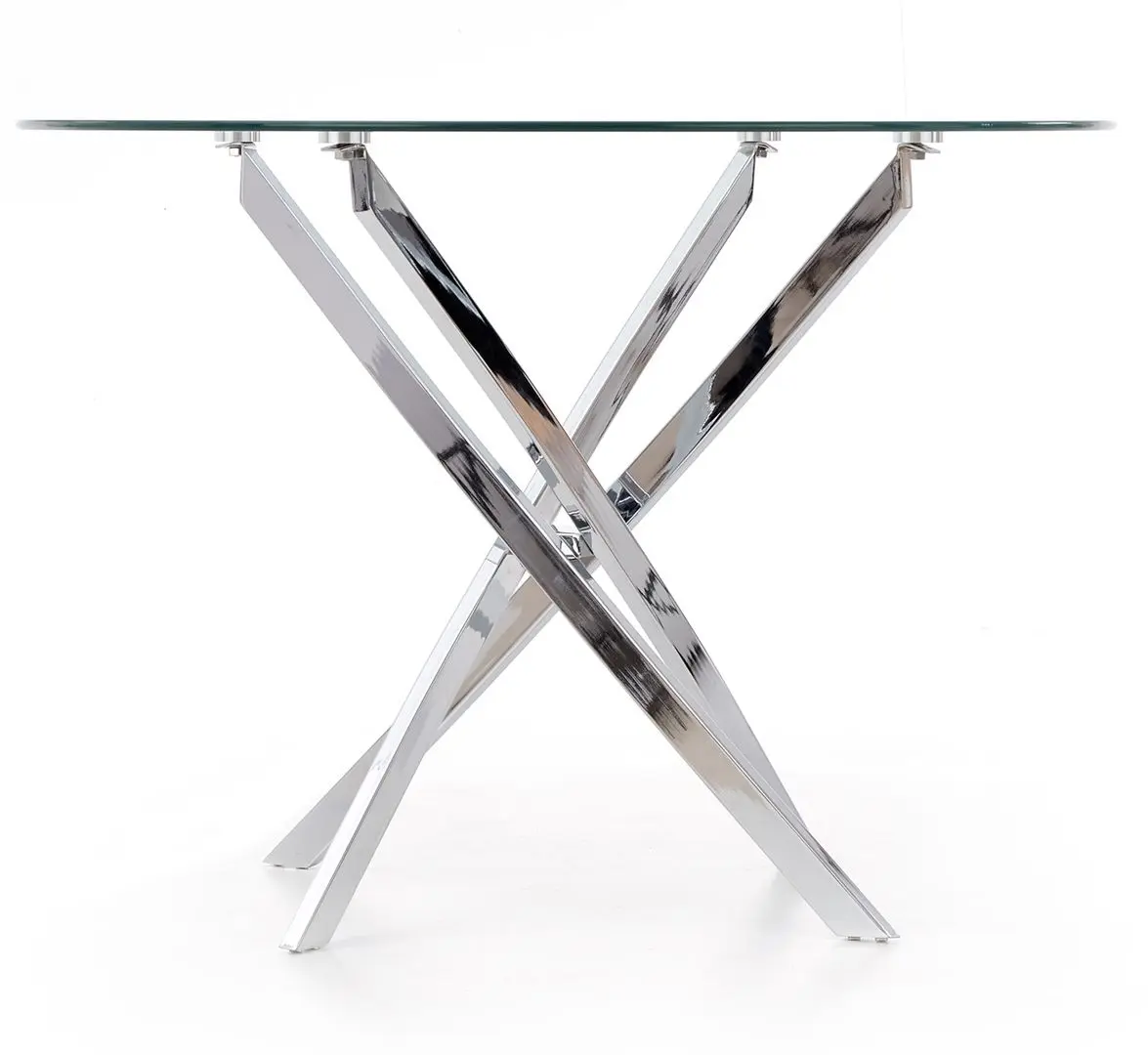 Masa Halmar Raymond (Chrome/Transparent)