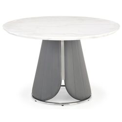Masa Halmar Remigio (White Marble/Gray)