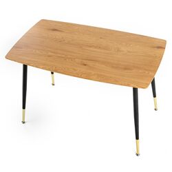 Стол Halmar Tripolis (Golden Oak/Black) Thumb