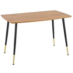 Стол Halmar Tripolis (Golden Oak/Black) Thumb