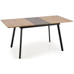 Стол раскладной Halmar Albon 120/160cm (Sonoma Oak/Gray/Black) Thumb