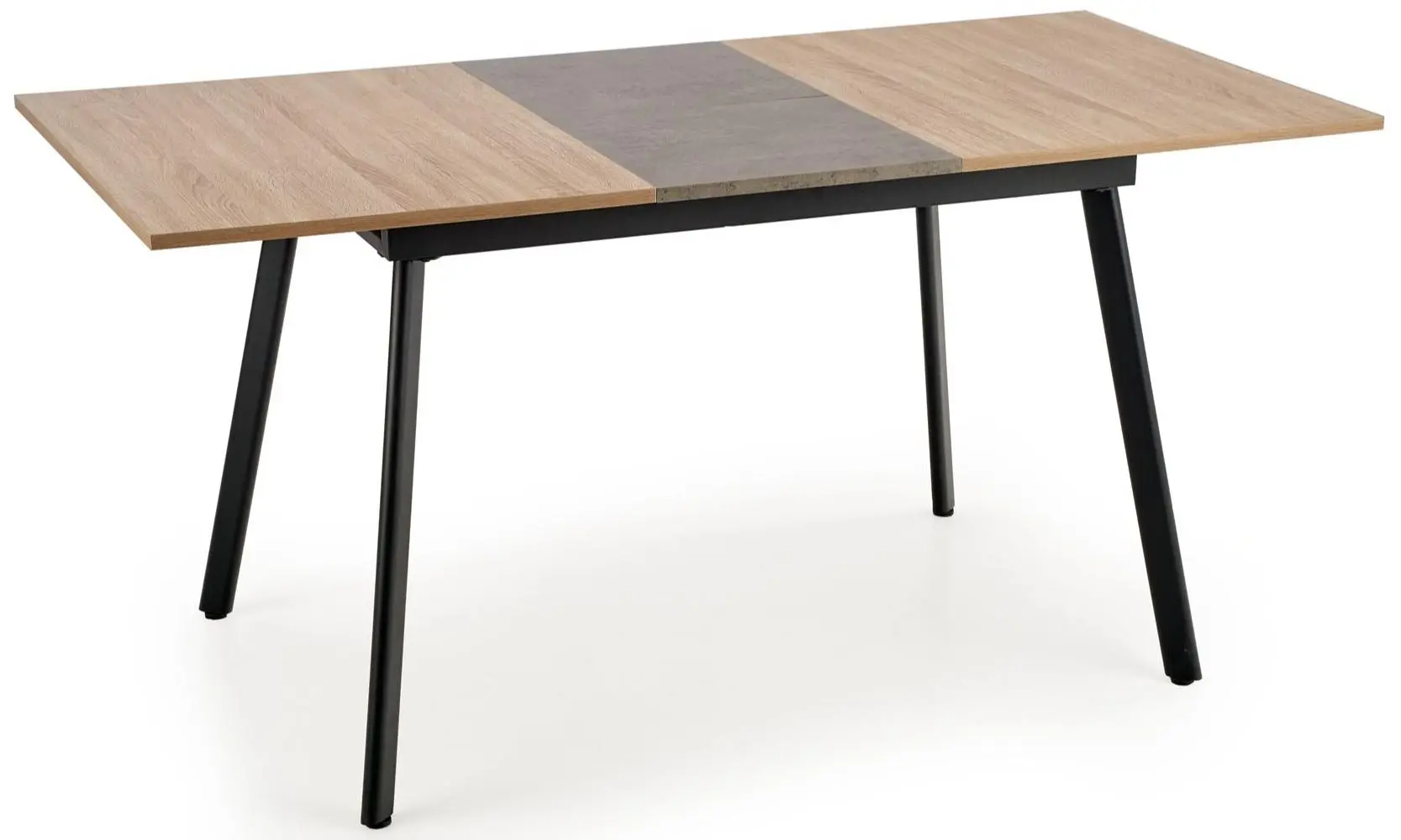 Стол раскладной Halmar Albon 120/160cm (Sonoma Oak/Gray/Black) - 5