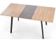 Masa extensibila Halmar Albon 120/160cm (Sonoma Oak/Gray/Black)