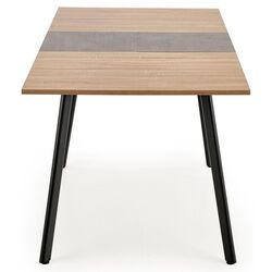 Стол раскладной Halmar Albon 120/160cm (Sonoma Oak/Gray/Black) Thumb