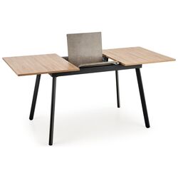 Стол раскладной Halmar Albon 120/160cm (Sonoma Oak/Gray/Black) Thumb
