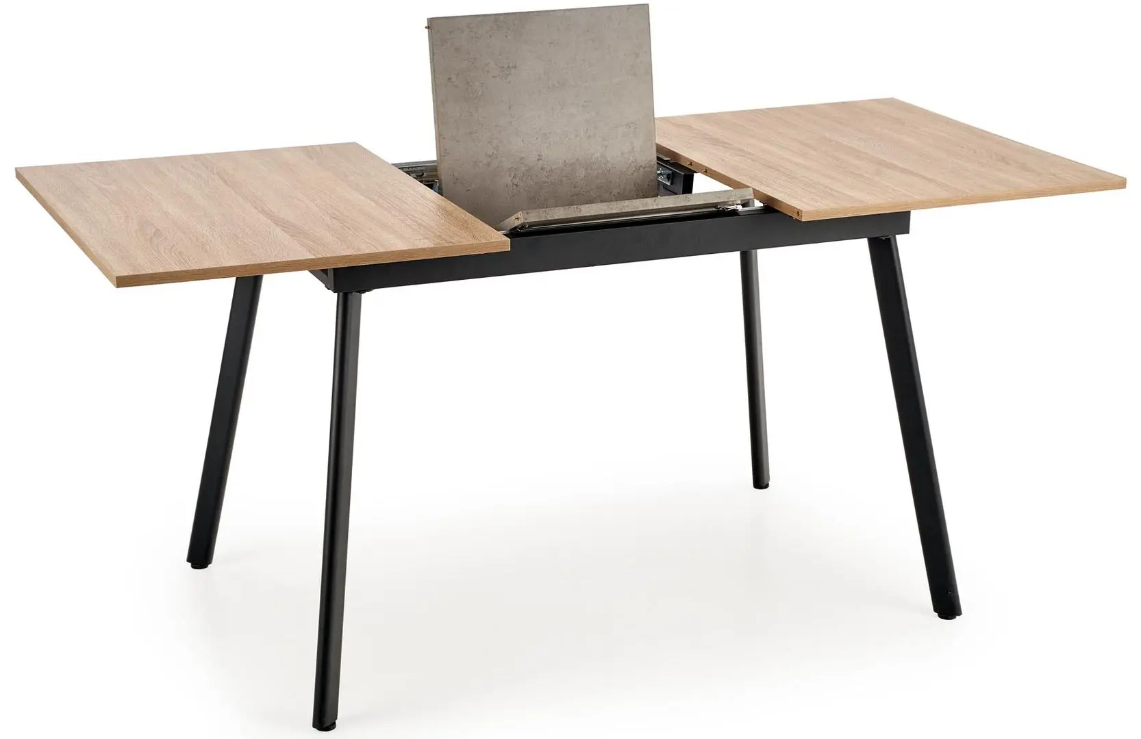 Стол раскладной Halmar Albon 120/160cm (Sonoma Oak/Gray/Black) - 6