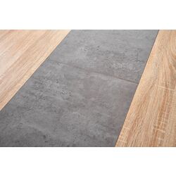 Стол раскладной Halmar Albon 120/160cm (Sonoma Oak/Gray/Black) Thumb