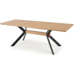 Masa extensibila Halmar Bacardi 160/220cm (Natural Oak/Black) Thumb