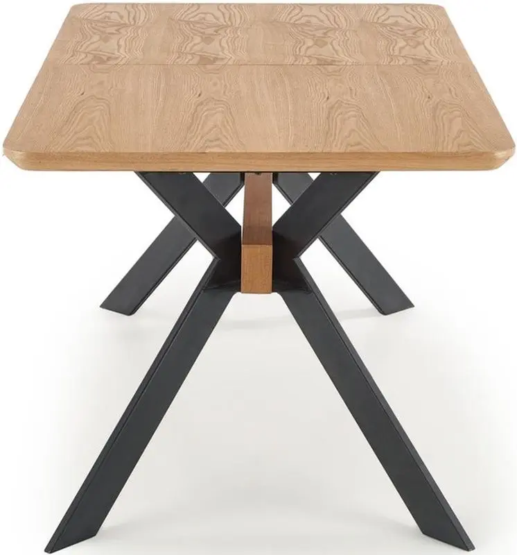 Masa extensibila Halmar Bacardi 160/220cm (Natural Oak/Black)