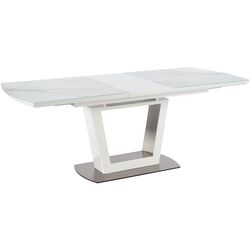 Стол раскладной Halmar Blanco (White Marble/White) Thumb