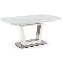 Стол раскладной Halmar Blanco (White Marble/White)