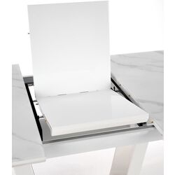 Стол раскладной Halmar Blanco (White Marble/White) Thumb