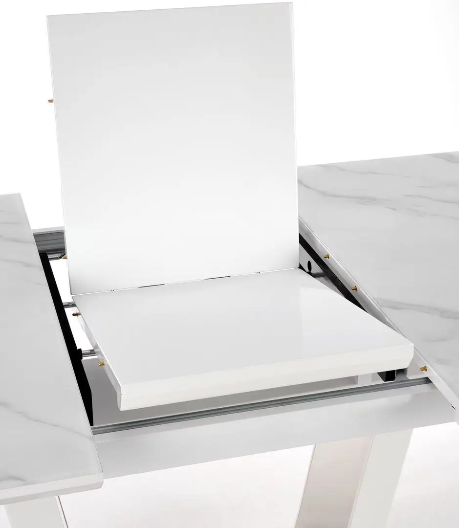 Стол раскладной Halmar Blanco (White Marble/White) - 7