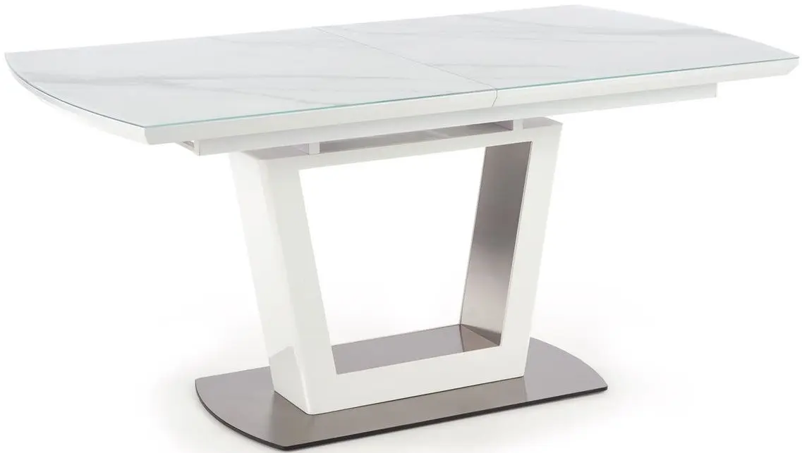 Стол раскладной Halmar Blanco (White Marble/White)