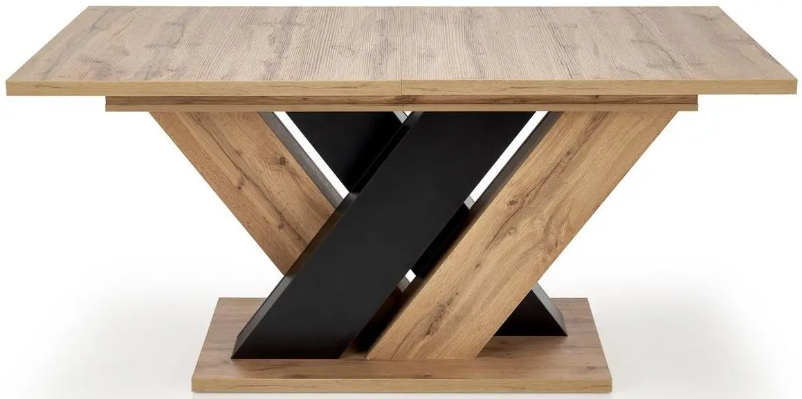 Masa plianta Halmar Brandon (Wotan Oak/Black)