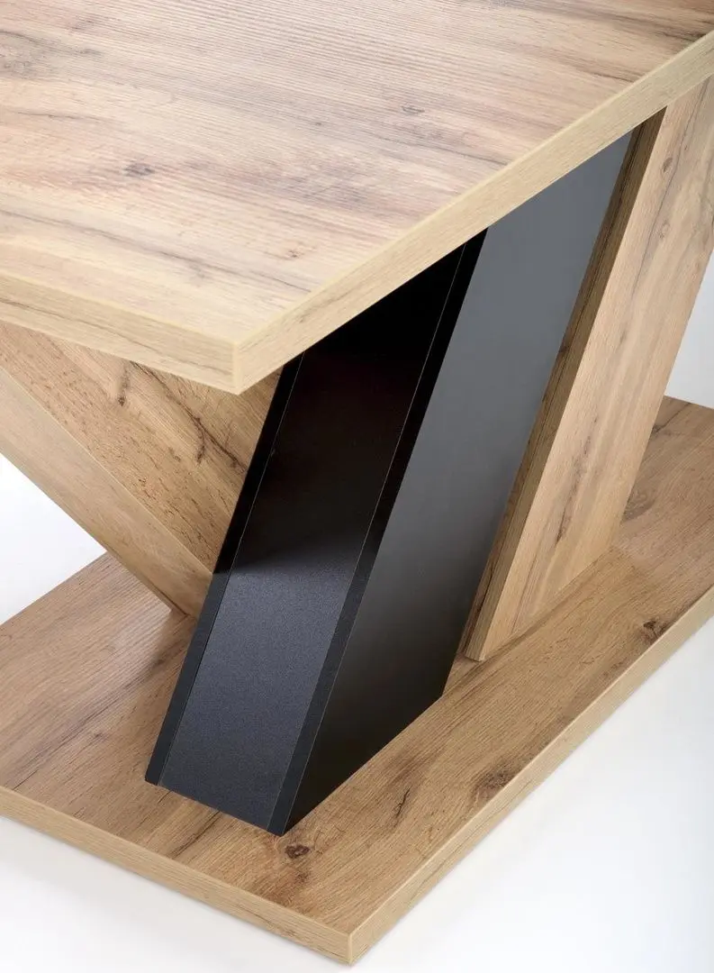 Masa plianta Halmar Brandon (Wotan Oak/Black)