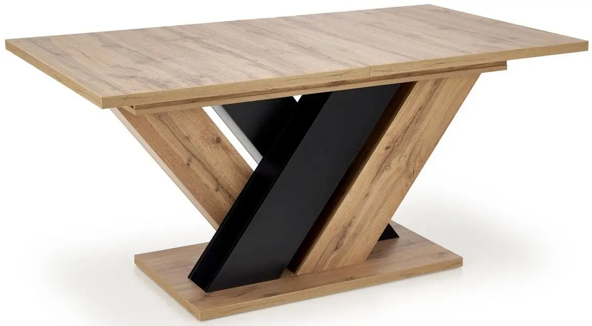 Masa plianta Halmar Brandon (Wotan Oak/Black)