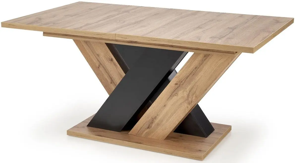 Masa plianta Halmar Brandon (Wotan Oak/Black)