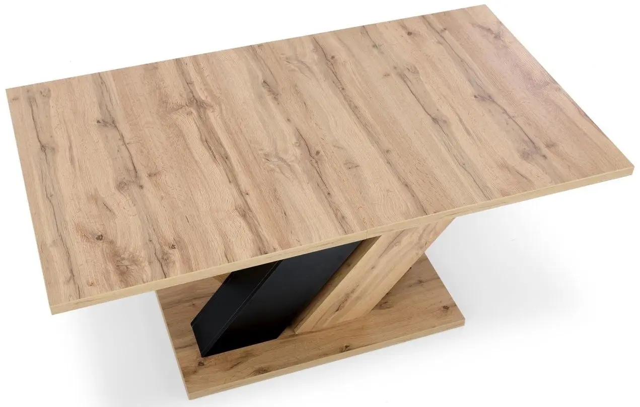 Masa plianta Halmar Brandon (Wotan Oak/Black)