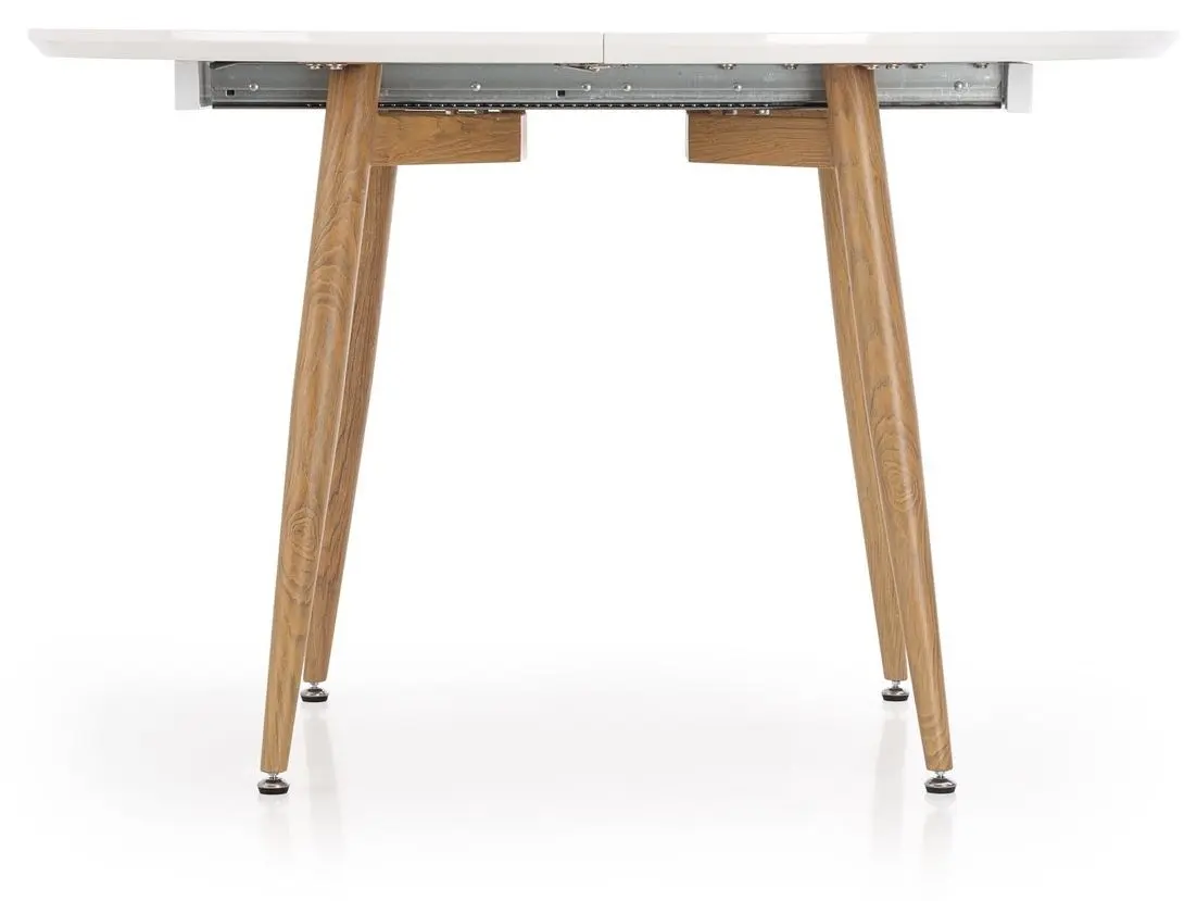 Masa extensibila Halmar Caliber 160/200cm (White Matt/Sanremo Oak)