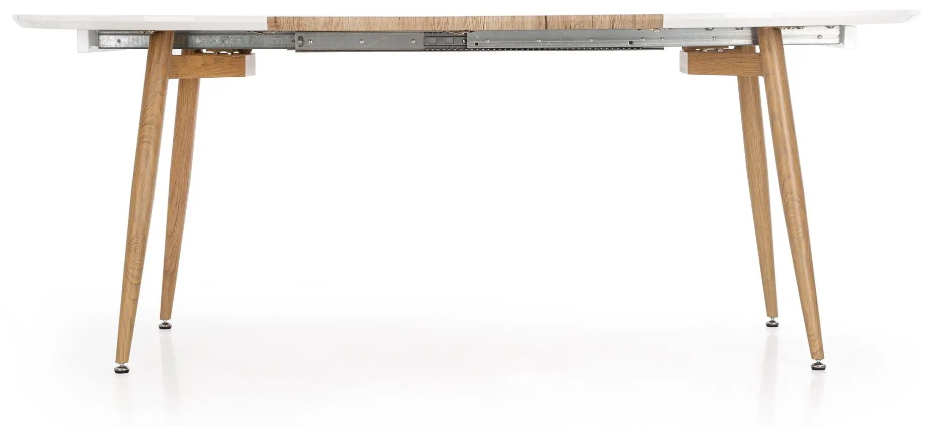 Masa extensibila Halmar Caliber 160/200cm (White Matt/Sanremo Oak)