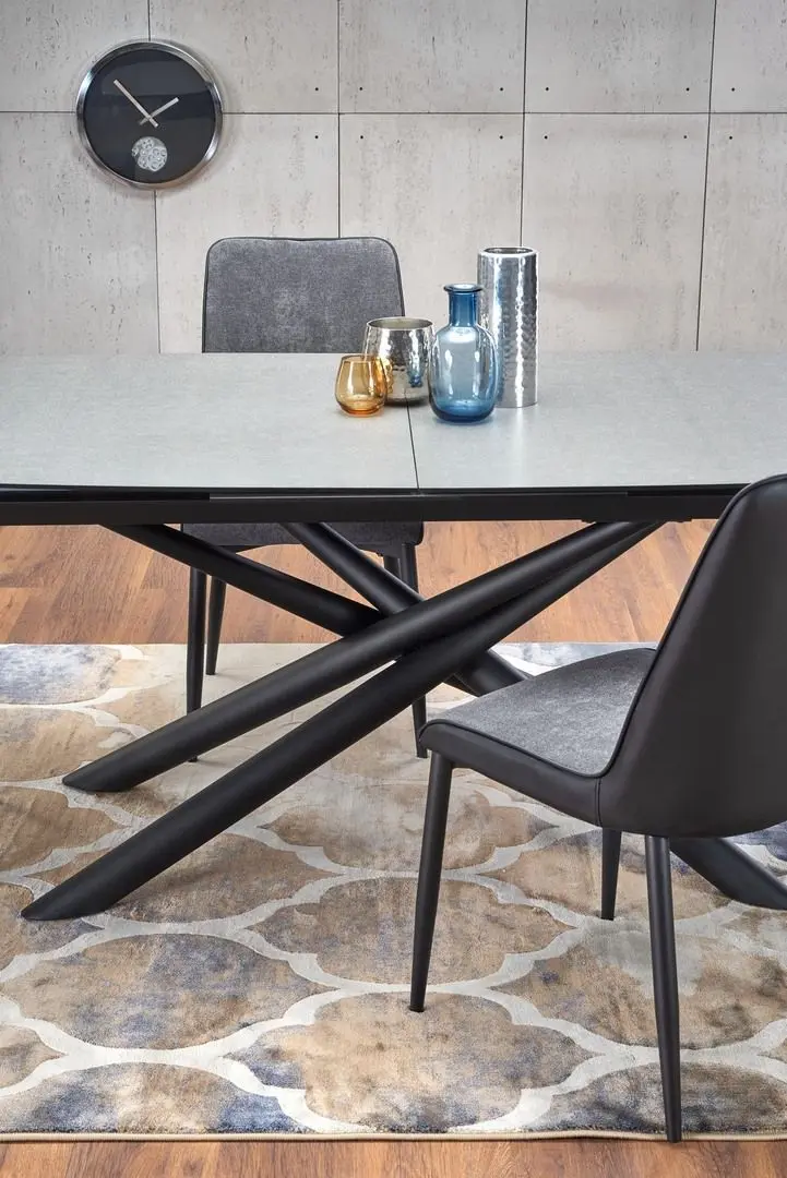 Стол раскладной Halmar Capello (Gray/Black) - 7