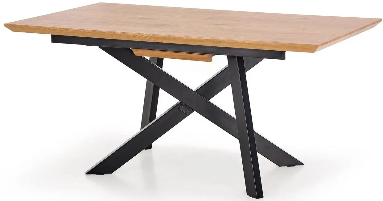 Masa extensibila Halmar Capital 180 (Golden Oak/Black)