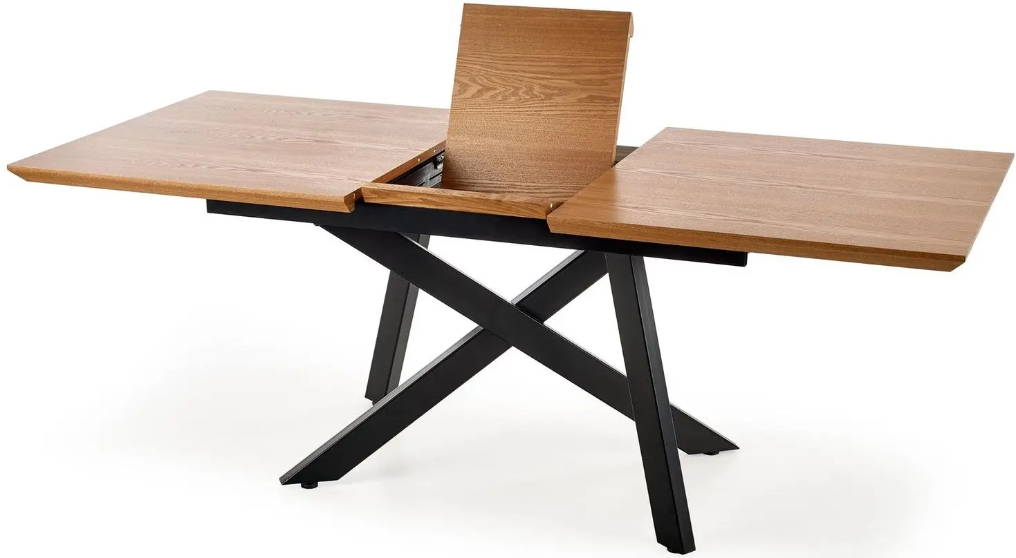 Masa extensibila Halmar Capital 180 (Golden Oak/Black)