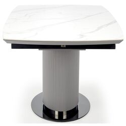 Стол раскладной Halmar Dancan (White Marble/Grey/Black) Thumb