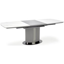 Стол раскладной Halmar Dancan (White Marble/Grey/Black) Thumb