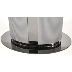 Стол раскладной Halmar Dancan (White Marble/Grey/Black) Thumb