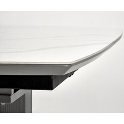 Стол раскладной Halmar Dancan (White Marble/Grey/Black) Thumb