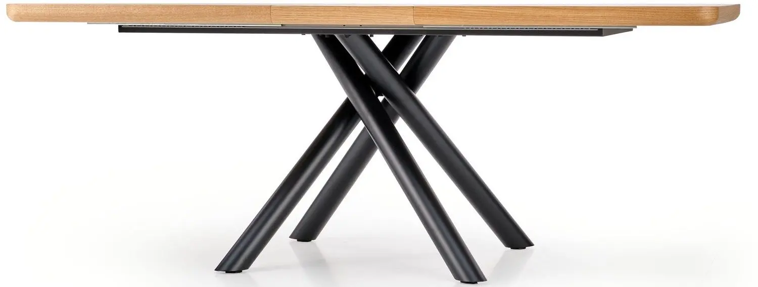 Masa extensibila Halmar Derrick (Natural Oak/Black)