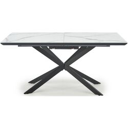 Стол раскладной Halmar Diesel 160/200cm (White Marble/Dark Grey/Black) Thumb