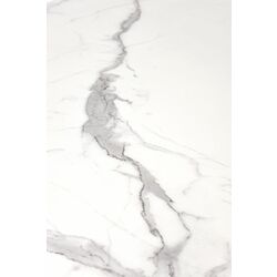 Стол раскладной Halmar Diesel 160/200cm (White Marble/Dark Grey/Black) Thumb