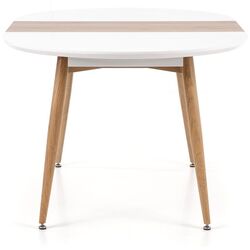 Стол раскладной Halmar Edward (White/Sanremo Oak) Thumb