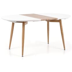 Стол раскладной Halmar Edward (White/Sanremo Oak) Thumb